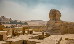 archaeological dig site