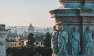 Rome Italy city scape