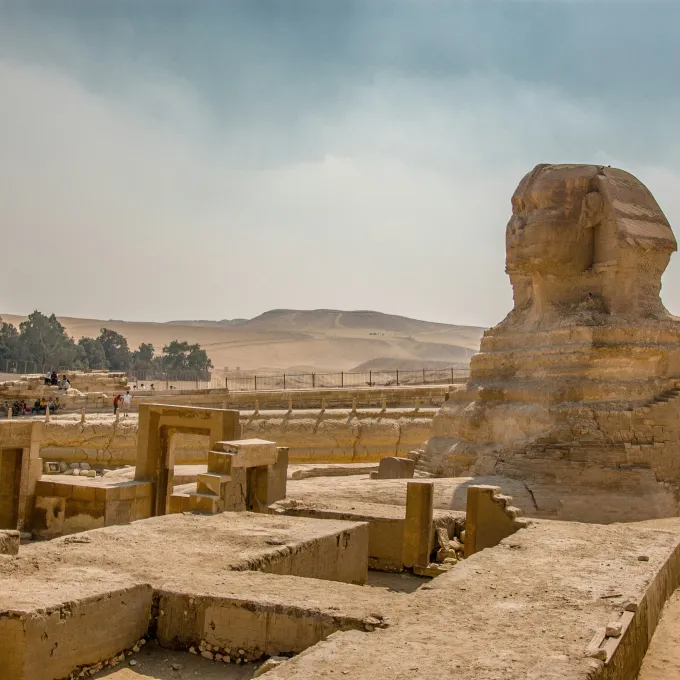 archaeological dig site
